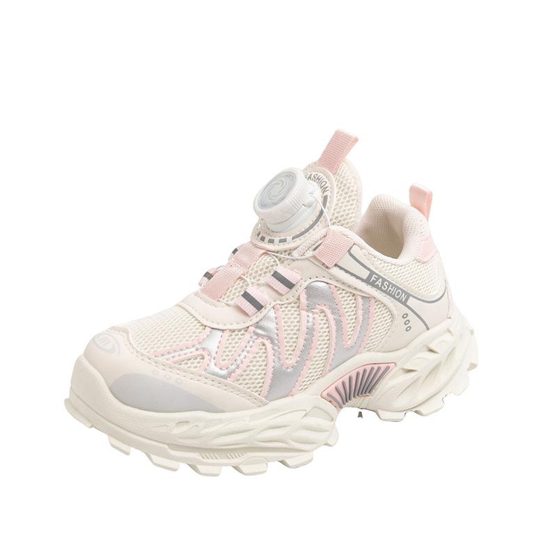 Children's dad shoes 2025 new autumn mesh breathable casual sports shoes light hiking hiking shoes