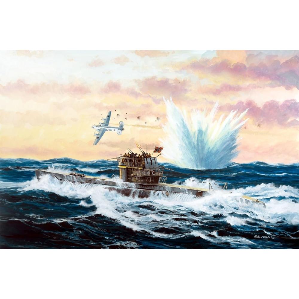 German Level Revell 1 350 German Submarine Type 7 C 41 plastiC Model 05154