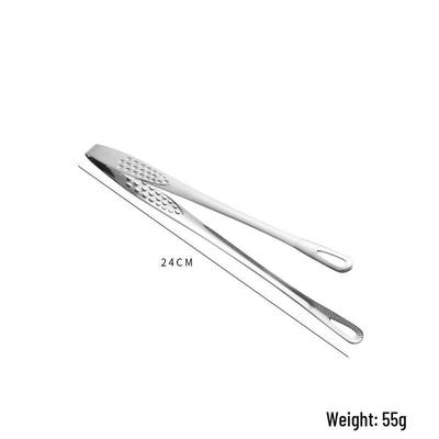 ZISIZ 304 Stainless Steel Korean BBQ & Food Tongs