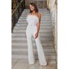 Women Off Shoulder Sexy Dress 2022 European and American Feather Tube Top Sexy Fashion Jumpsuit