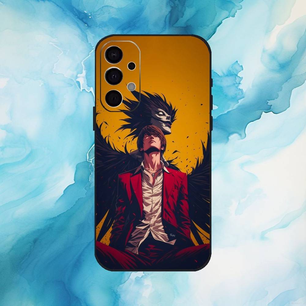 D-Death Note Anime Phone Case For Samsung S25,S24,S21,S22,S23,S30,Ultra,S20,Plus,Fe,Lite,Note,10,9,5G Black Cover