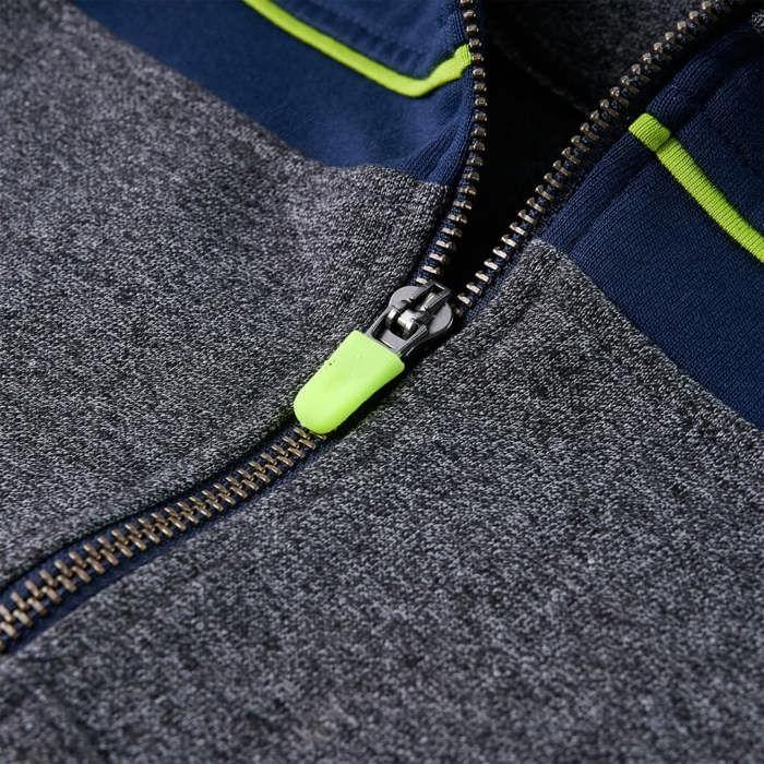 Kids' Zip-up Hoodie Sweatshirt Heather Grey 92/104/116/128/140