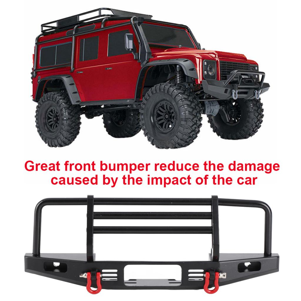 Metal RC Car Adjustable Front Bumper Accessory Fit for SCX10 110 RC Crawler Car