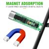 Multifunktions-Mini-EDC-LED-Taschenlampe Tragbares Schlüsselbundlicht MagneticTorch USB-aufladbare UV-Lampe Notfall-Campinglaterne