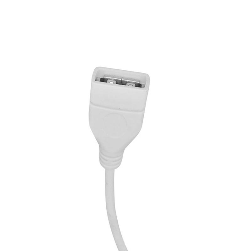 USB Cable Male To Female Switch ON OFF Cable Toggle LED Lamp Power Line Black/White