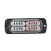 Ultra cienka lampa stroboskopowa Uniwersalna lampa ostrzegawcza 9-30V Furgonetka Samochód IP66 Migające światło awaryjne(Losowy)