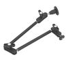 Articulating Arm Two Section 360 degrees  Rotation 1 4inch 3 8inch 4.4lb Load Bearing Articulating Arm for Fill Light