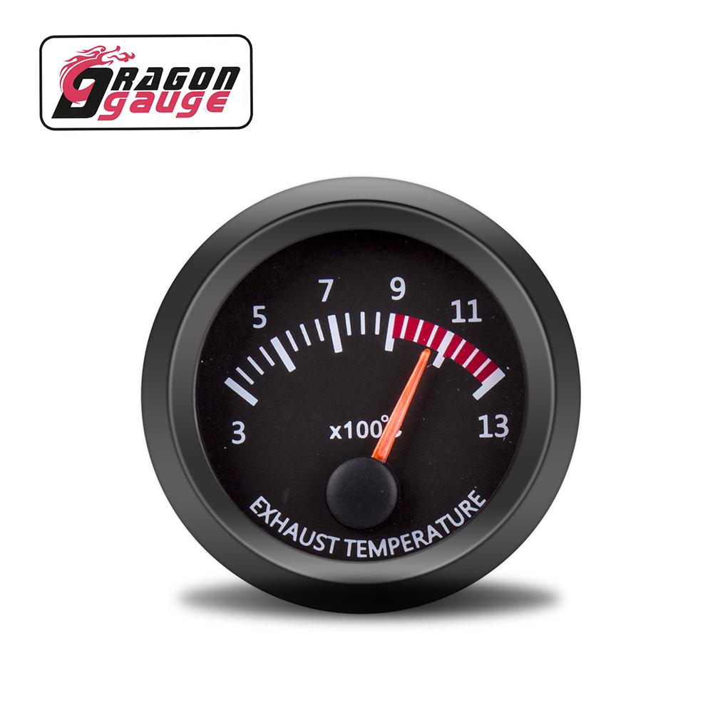 2 Inches 52mm 12V Car Gauge Water Temp Oil Temp Oil Press PSI/Bar Voltmeter Boost Gauge EGT Gauge With Sensor Fit for 12V Car