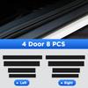 For Chery OMODA C5 -2025 Car Door Sills Scuff Plate Threshold Protector Interior Imitation Carbon Fiber Sticker Accessories