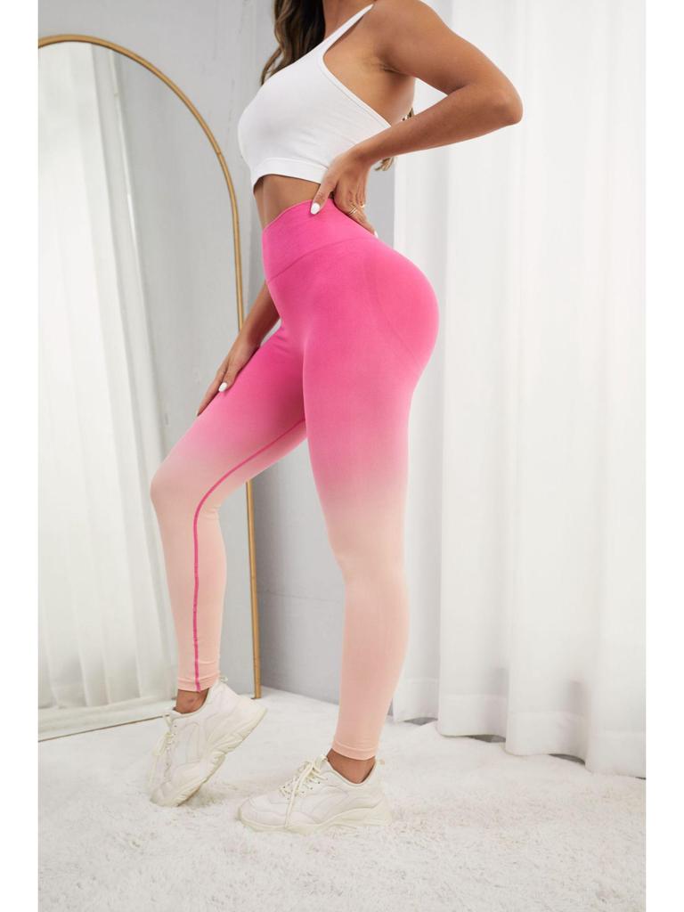 Pantaloni da Yoga a Vita Alta con Effetto Push-Up - Asciugatura Rapida e Traspiranti per l'Allenamento in Palestra Primaverile