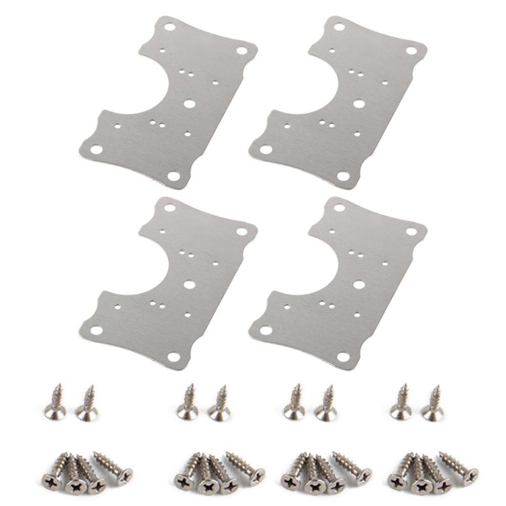 Secure Plate Hinges Cabinet Hinges Fixing Screws Repair Kit Silver Stainless Steel Cupboard Cabinet With Screws China Mainland