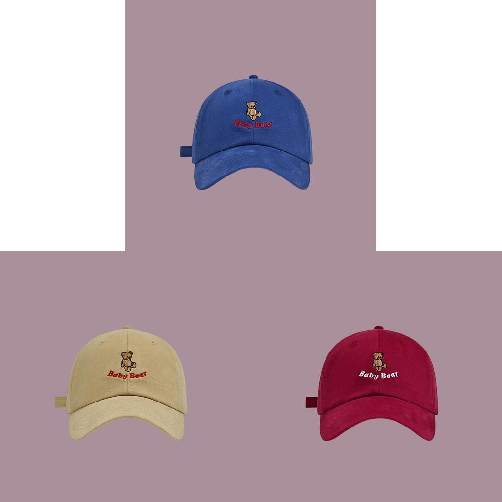 Cute Cartoon Embroidered Baseball Cap With Sun Protection For Women And Men