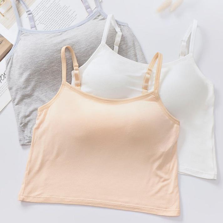 Camisole Women With Chest Pads Inner Wear Outer Wear Underwear Bottoming Beautiful Back Bra Top