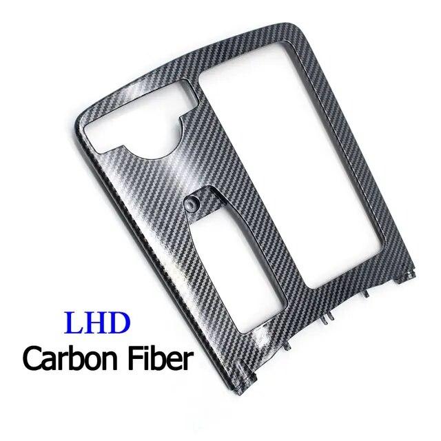 Interior Center Console Carbon Fiber Cup Holder Cover Armrest Storage Box Rolling Blind Panel For Mercedes Benz W204 W212 W207