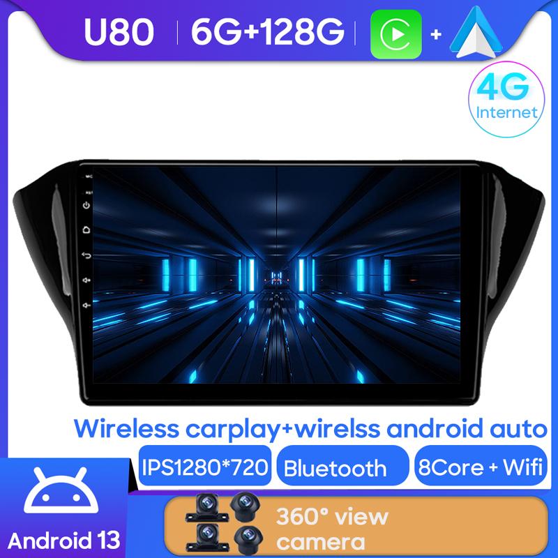 Android Multimedia For Geely GS 2016 - 2020 Emgrand EC7 1 2018 - 2020 Car Stereo CPU Radio QLED Player Navigation Carplay Auto