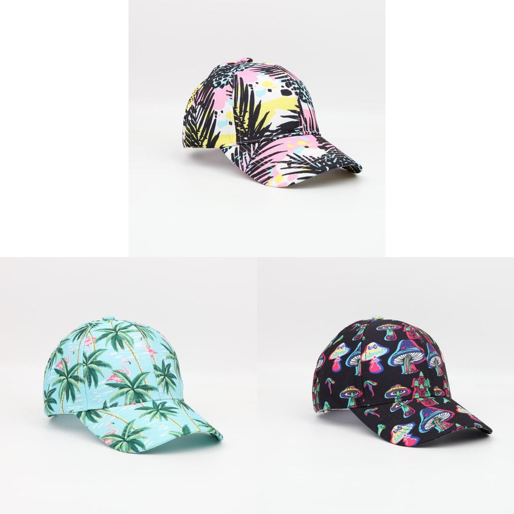 Classic Baseball Cap With Digital Print Sun Hat For Summer Casual Outdoor Wear