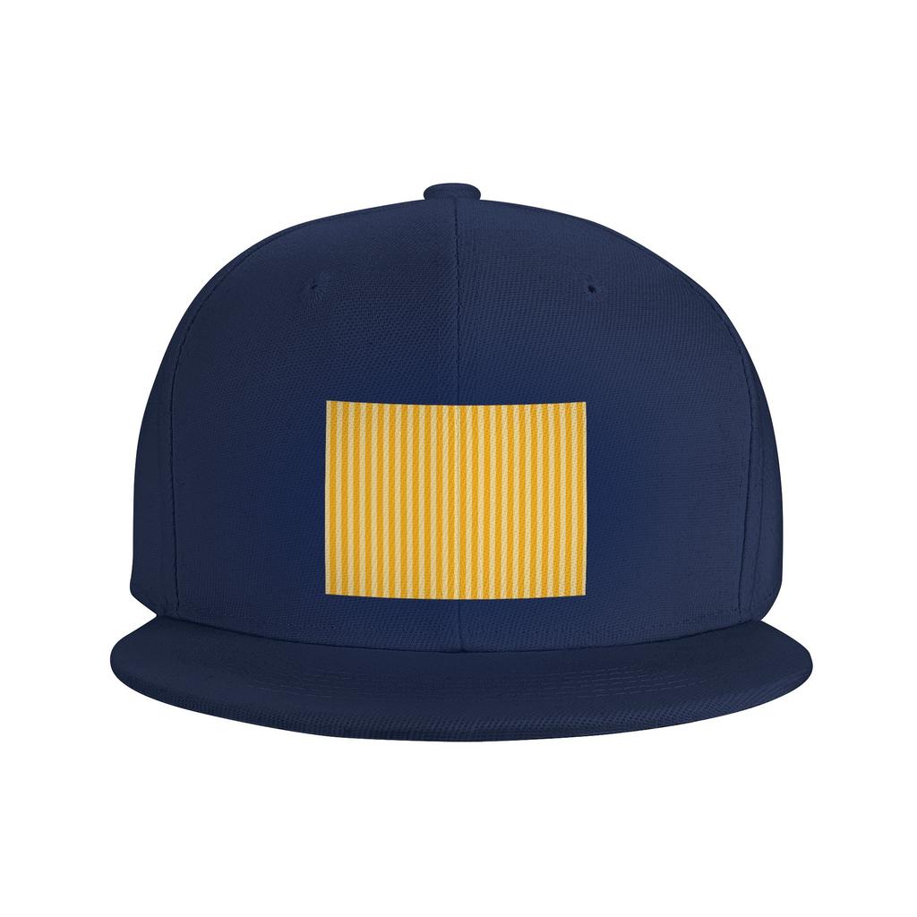 Striped Vertical 2 Yellow Baseball Caps Snapback Fashion Baseball Hats Breathable Casual Casquette Outdoor for Unisex