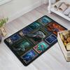 Turtle Art Gallery Pattern Rug Floor Mat for Living Room or Bedroom Soft and Comfortable Carpet a Gift for Birthday and Holiday.