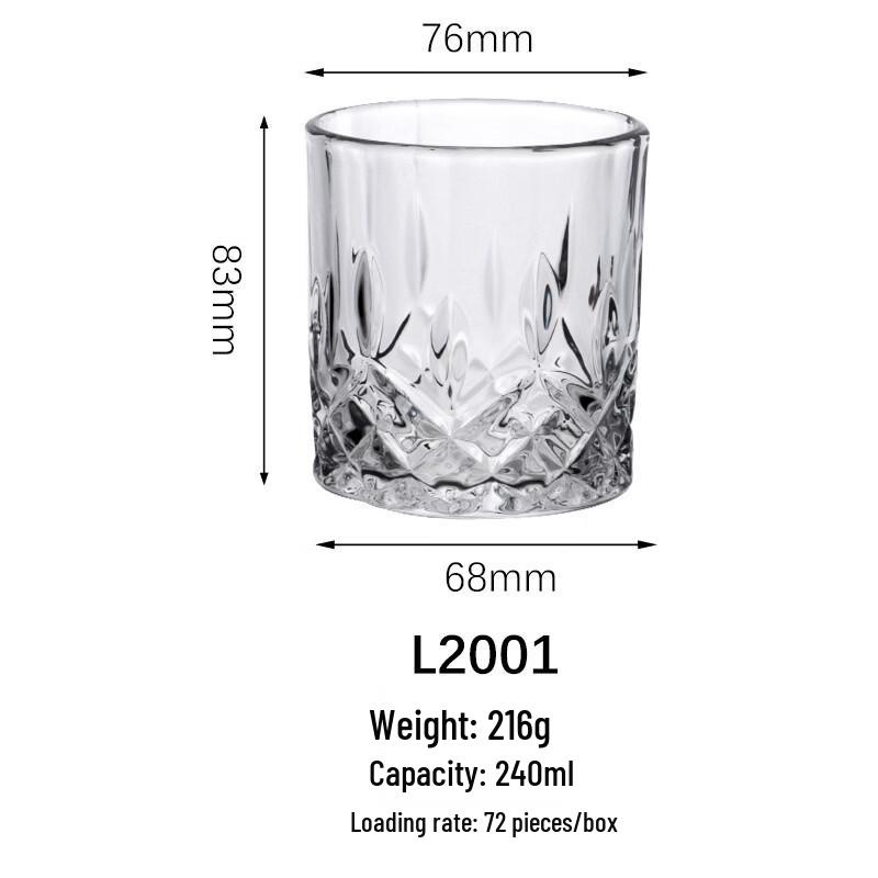 Versatile Clear Glass Tumblers - Set of 10