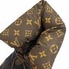 Great LOUIS VUITTON Short Boots Monogram Snow Boots Black Women 38 Used