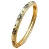 Ethnic Style Vintage Cloisonne Bangle Opening Enamel Bracelet Women's Hand Bracelet  Jewelry Gifts