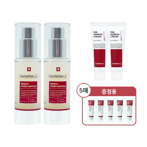 

CENTELLIAN24 Madeca Power Ampoule 30ml x 2 + The Madeca Cream 15ml x 2 + Season 5 Cream 1ml x 5 sheets
