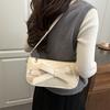 Women Bowknot Fashion Small Square Crossbody Shoulder Underarm Commute Handbag