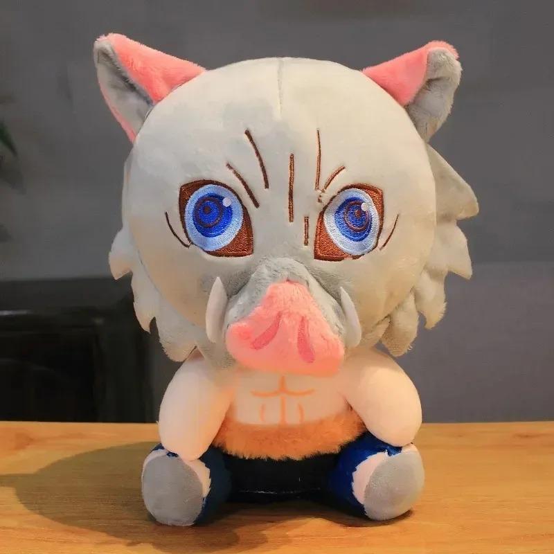 20Cm Japan Slayer Plush Dolls Lovely Anime Kimetsu No Yaiba Kamado Tanjirou Nezuko Zenitsu Kyoujurou Toys Kids Gifts