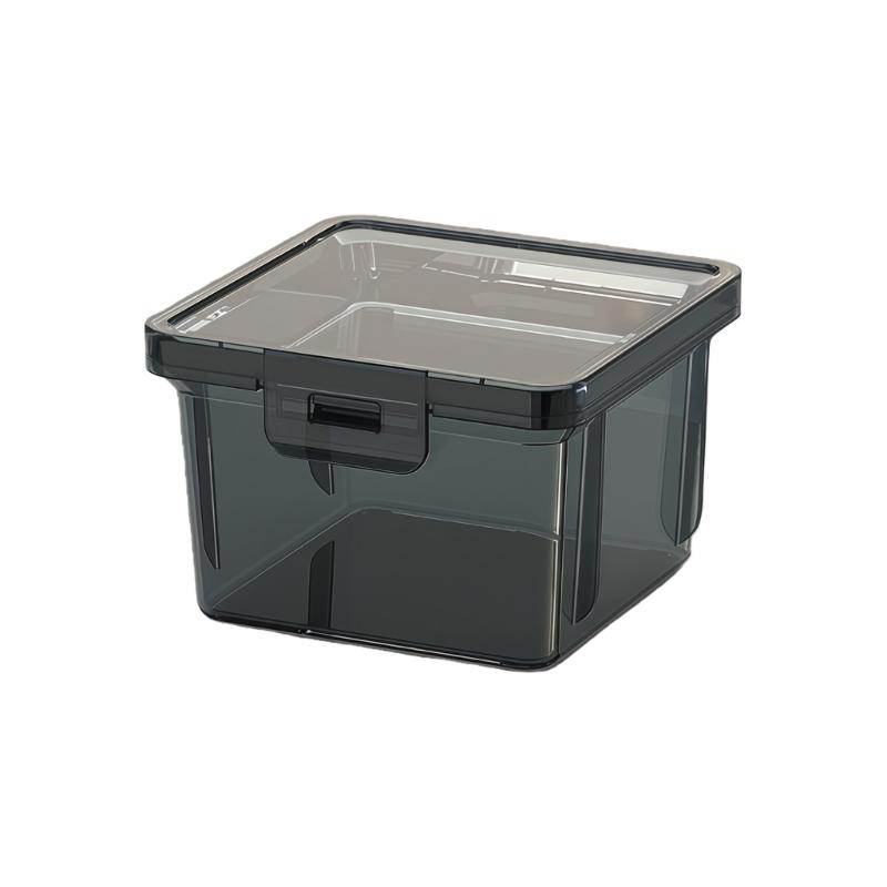 

Large Capacity Multi Section Hardware Storage Container Including Deep Compartments and Secure Lid for Small Parts Organization and Easy Access