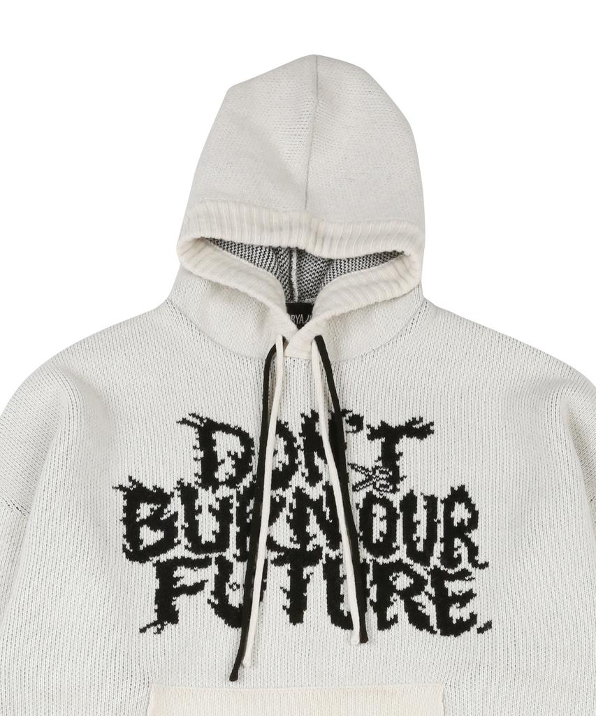 AJOBYAJO [Pba] Dbof Wool Knit Hoodie [Ivory]