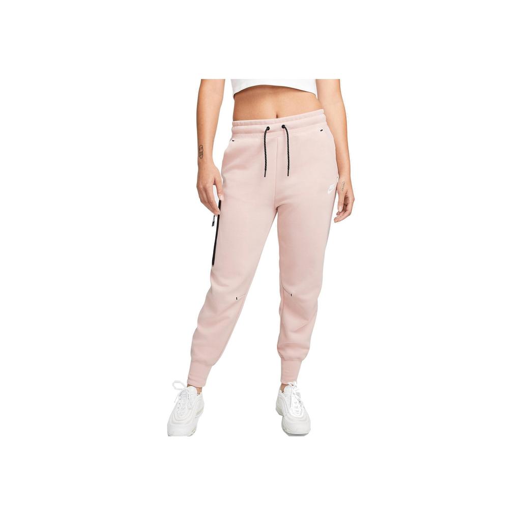 Nike Solid Color Drawstring Casual Pants Women bottoms Pink CW4292-601