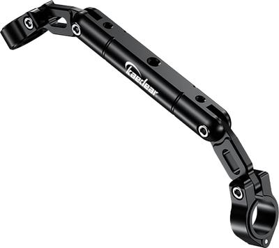 Kaedear Motorcycle Clamp Bar Multi Bar Mount Handle Brace Double Wish Bar KDR-HB4 (Black)