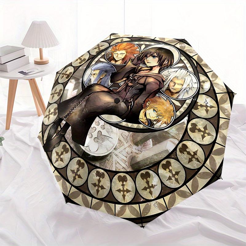 A Magical Artwork Featuring Iconic Characters" Umbrella, Portable 3 Fold Compact Umbrella for Men & Women,S232