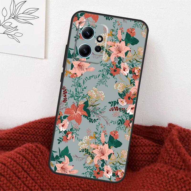 Painting Flowers Nature Leaves Case For Xiaomi Redmi Note 13 10 11 12 14 15 Pro Plus Cover For Redmi 15 15C 14C 10C 12C 13C