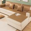 Summer Rattan Mat Sofa Cushion Non-Slip Seat Pad Ice Silk Bamboo Mat for Home Decor