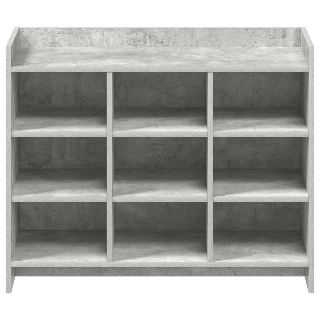 Shoe Cabinet Concrete Grey 85 x 39.5 x 70 cm Engineered Wood