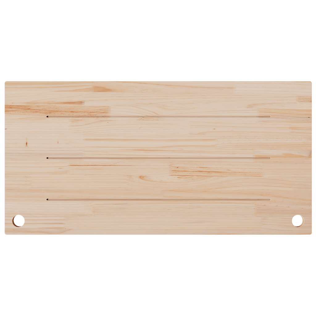 Solid Pine Wood Desk Top 110 x 55 x 2.5 cm