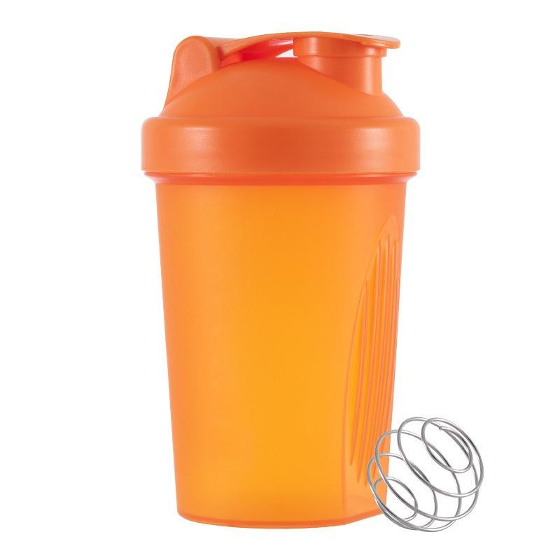 Sports Water Cup with Shaker Balls Leak Proof Drink Shaker Bottle Whey Protein Powder Mixing Bottle Fitness Gym Shaker Drink Cup