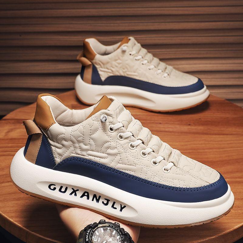 Fashion Trend Platform Men Sneakers Thick Bottom Comforts Sport Running Shoes Plus 45 Men's Shoes Non Slip Damping Trainers Tenis Hombre