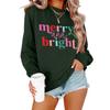 Women's Loose Comfortable Casual Fashionable Character Printing Round Neck Long Sleeved Sweatshirt