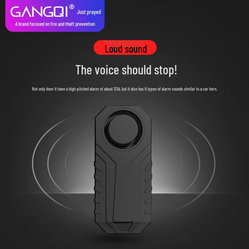 GANGQI Kabelloser Vibrations-Diebstahlalarm