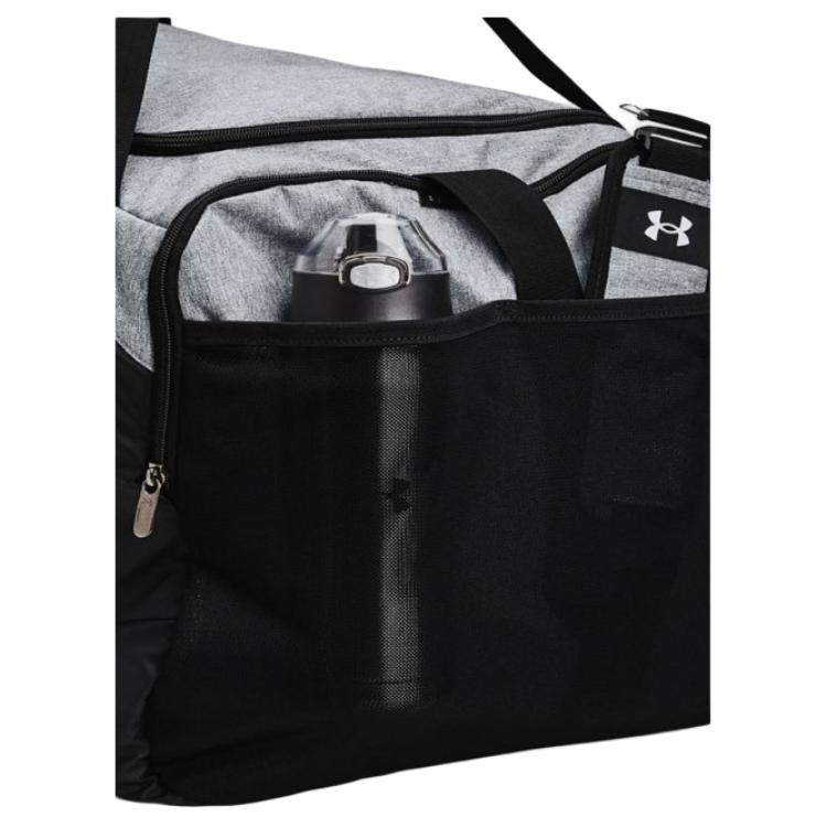 Under Armour Polyester Travel Bag Gym Bag Large Unisex Dark Gray & Black 1369224-012
