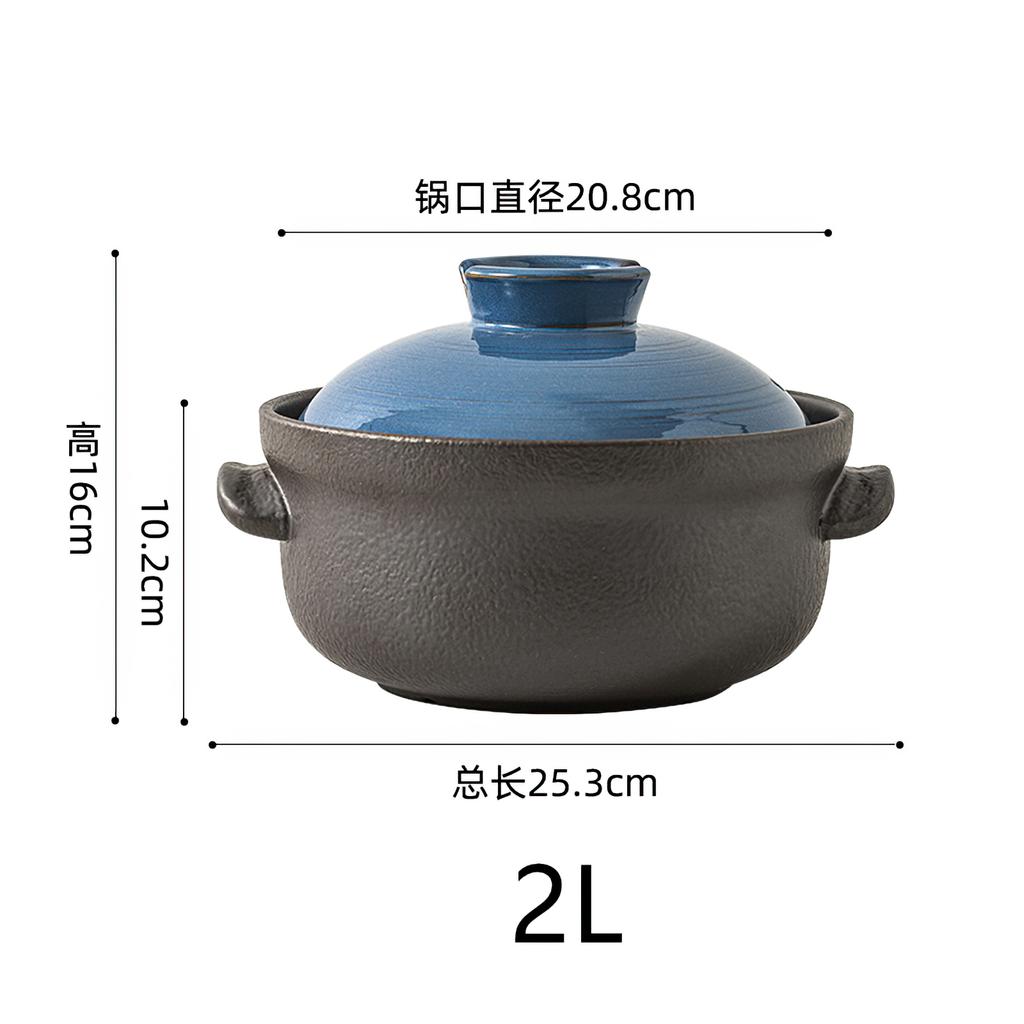Ceramic Pot Cooking Japanese Style Clay Casserole  Kitchen Cookware Stew Pot Big Soup Pan Cooking Saucepan Korean Cookware