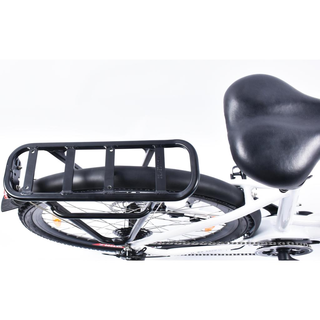 TTGO LK-ZZ-28ST Black/white 250WBAFANG Mid Mounted motor+36V20AH Detachable Battery 700C * 45C Inch Tires Ximano 9-speed City Electric Bicycle