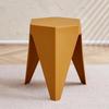 Nordic Creative Non-slip Plastic Stool - Thickened, Stackable, Square Gel Design for Home Use