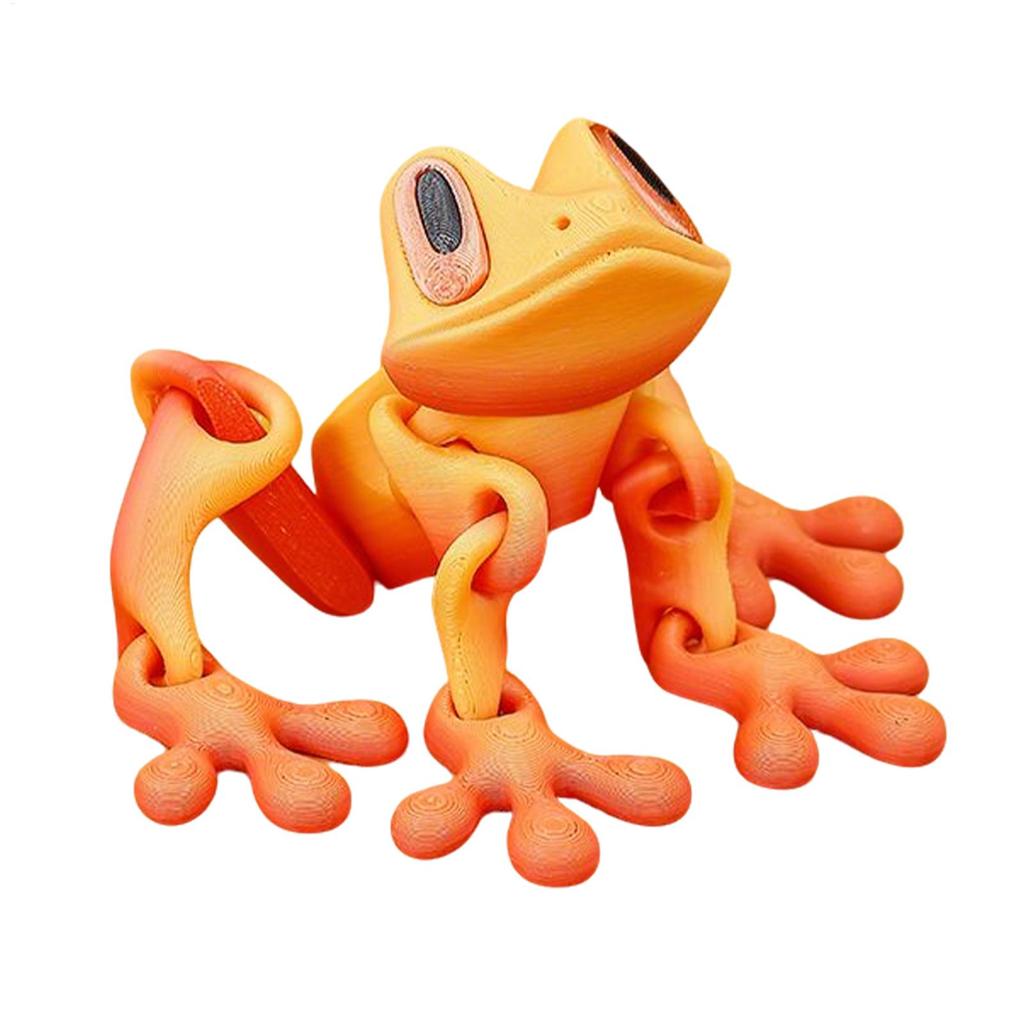 3D Printing Magnetic Frog Fridge Magnet Cute Novel Creativity Home Ornament Stress Relief toys gift Animal Refrigerator Magnet