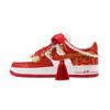 Air Force 1 Rot Hochzeit Gold Schritt Abriebfest Niedrig geschnitten Skateboard Schuhe Unisex Rot CW2288-111(Team1176-)