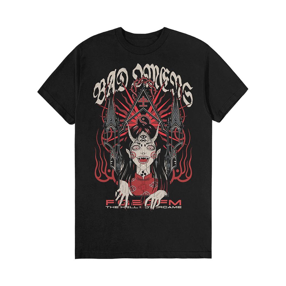 

Bad OUnisexs FGBGFM Album Cotton Tshirt Unisex Retro Rock Y2k Black Metal Style 2026 New Oneck Short Sleeve Graphic Shirt Summer S