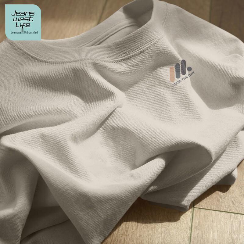 JEANSWEST LIFE Pánské tričko s krátkým rukávem z čisté bavlny