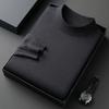 Men S Casual Loose Half Turtleneck Long Sleeve Knit Sweater For Spring Autumn